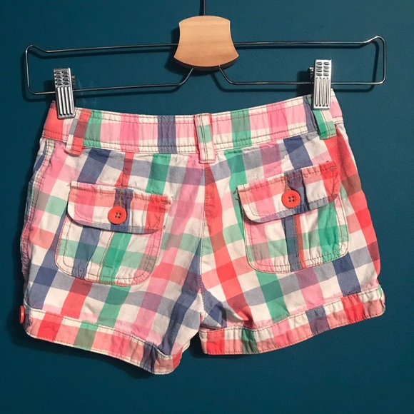 Bundle 2 for $15. Mini Boden cotton checked shorts - Picture 2 of 2